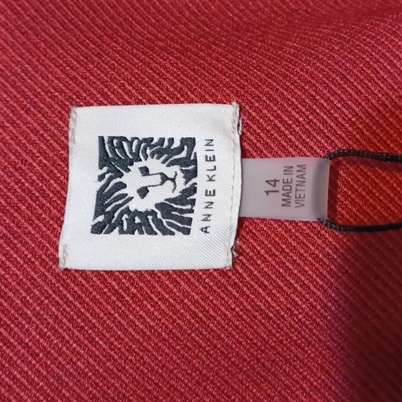 NWT Anne Klein Suit Separates Cinnamon Wide Collar Blazer Size 14 NEVER WORN! - Picture 6 of 12